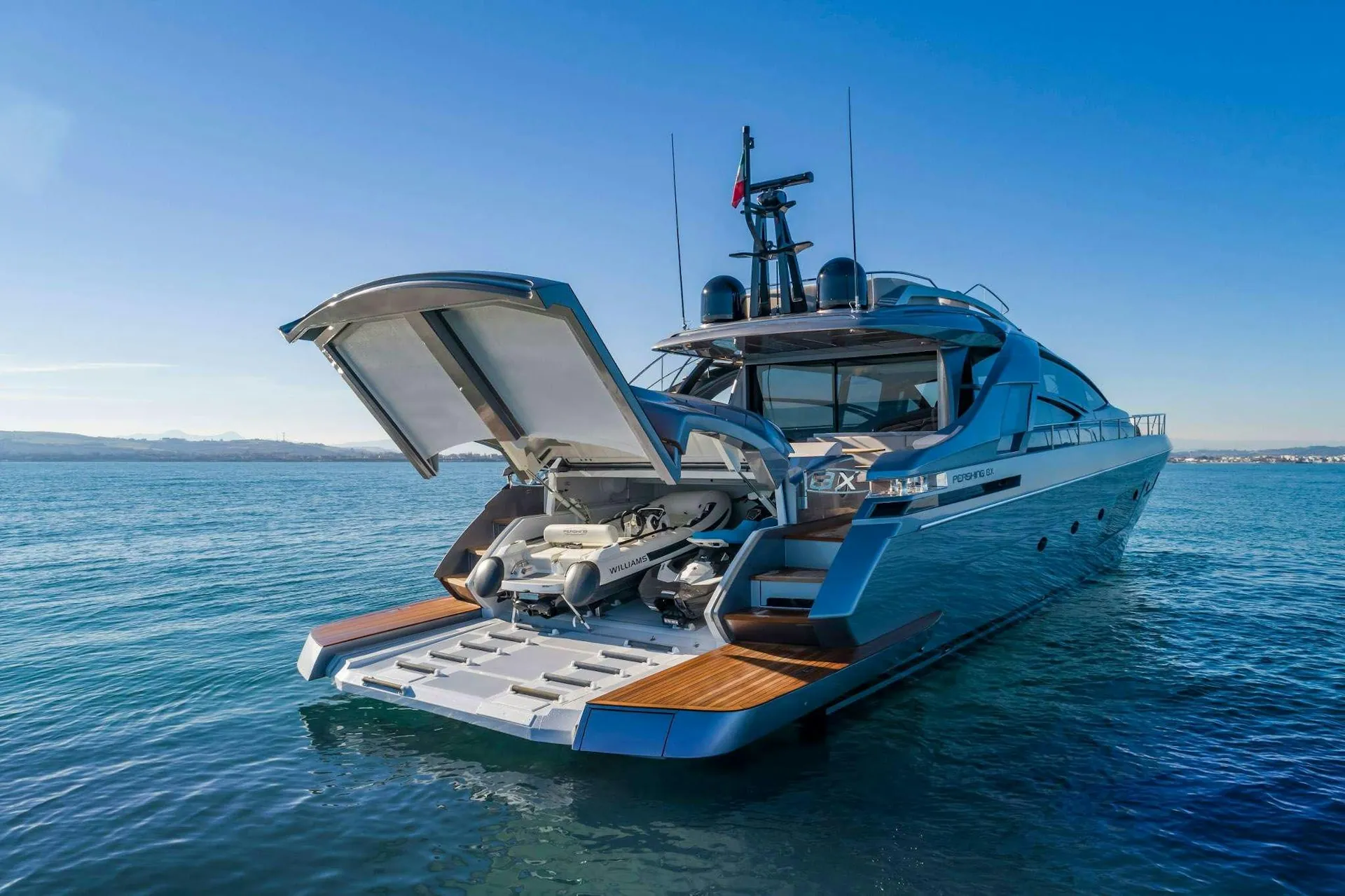 PERSHING 8X — 26.5 m carbon sport yacht — French Riviera to the Balearics
